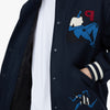 by Parra Run Sit & Bike Varsity Jacket / Navy Blue 6