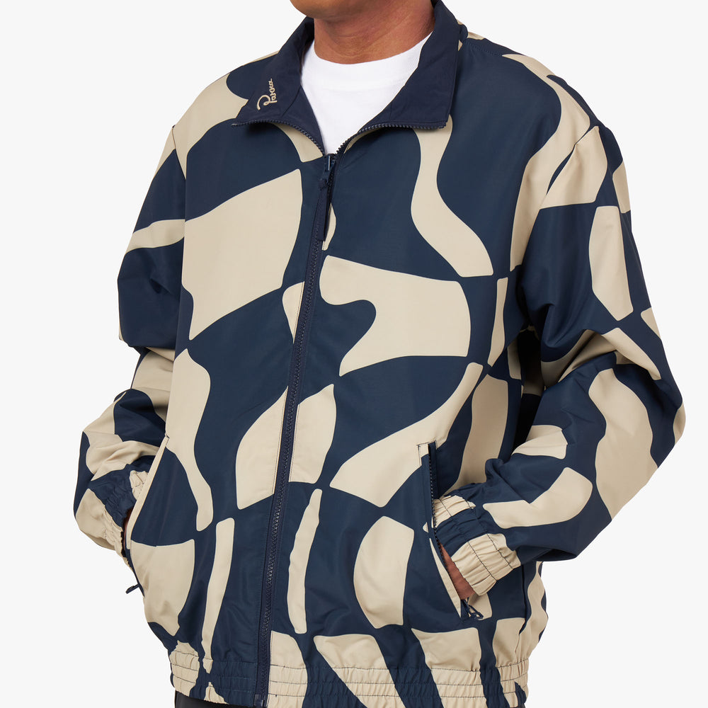 Navy blue workout jacket store