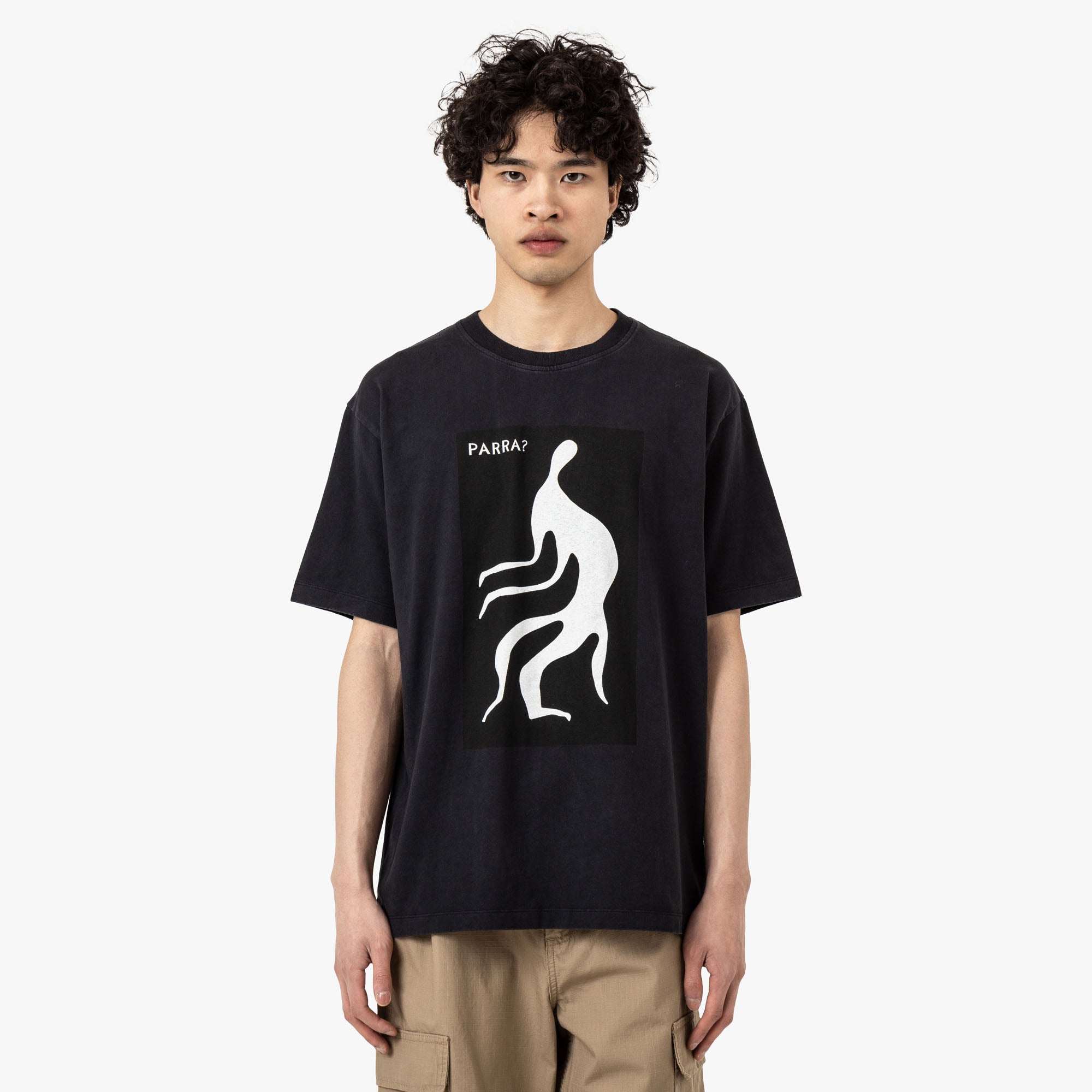 by Parra The Stalker T-Shirt Noir 1
