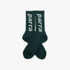 by Parra Lower Case Socks Pine Green 2