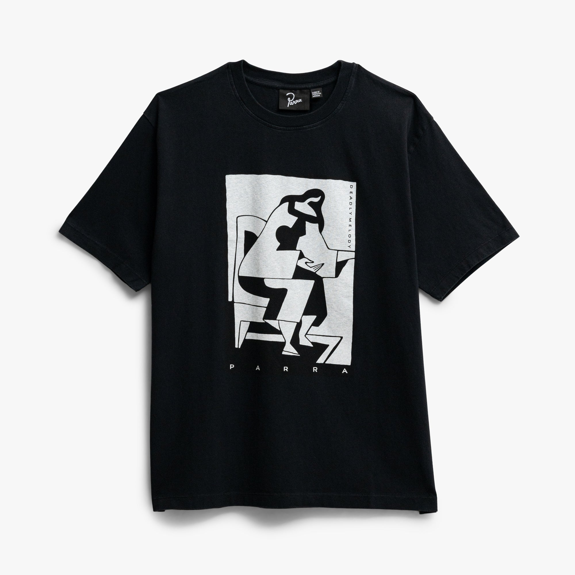 by Parra The Confession T-Shirt Black 1