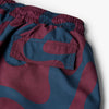by Parra Splashed Swim Shorts Burgundy 4