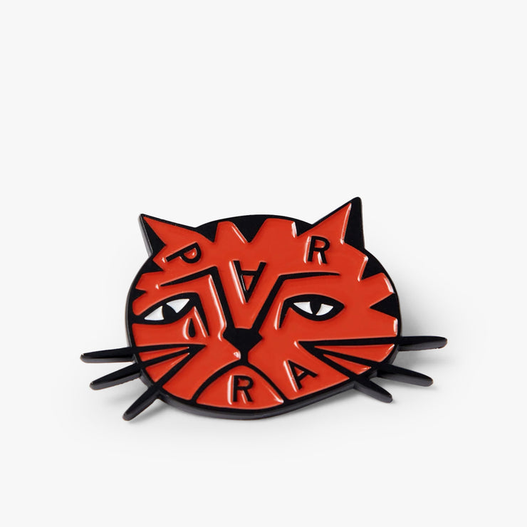 by Parra Sad Cat Enamel Pin Orange 1