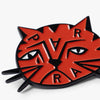 by Parra Sad Cat Enamel Pin Orange 4