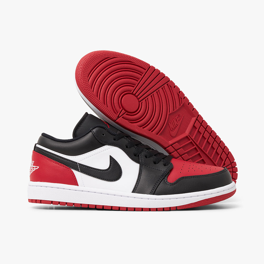 Jordan 1 Low White Black Varsity Red