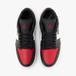 Jordan 1 Low White / Black - Varsity Red - Low Top  5