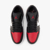 Jordan 1 Low White / Black - Varsity Red - Low Top  5