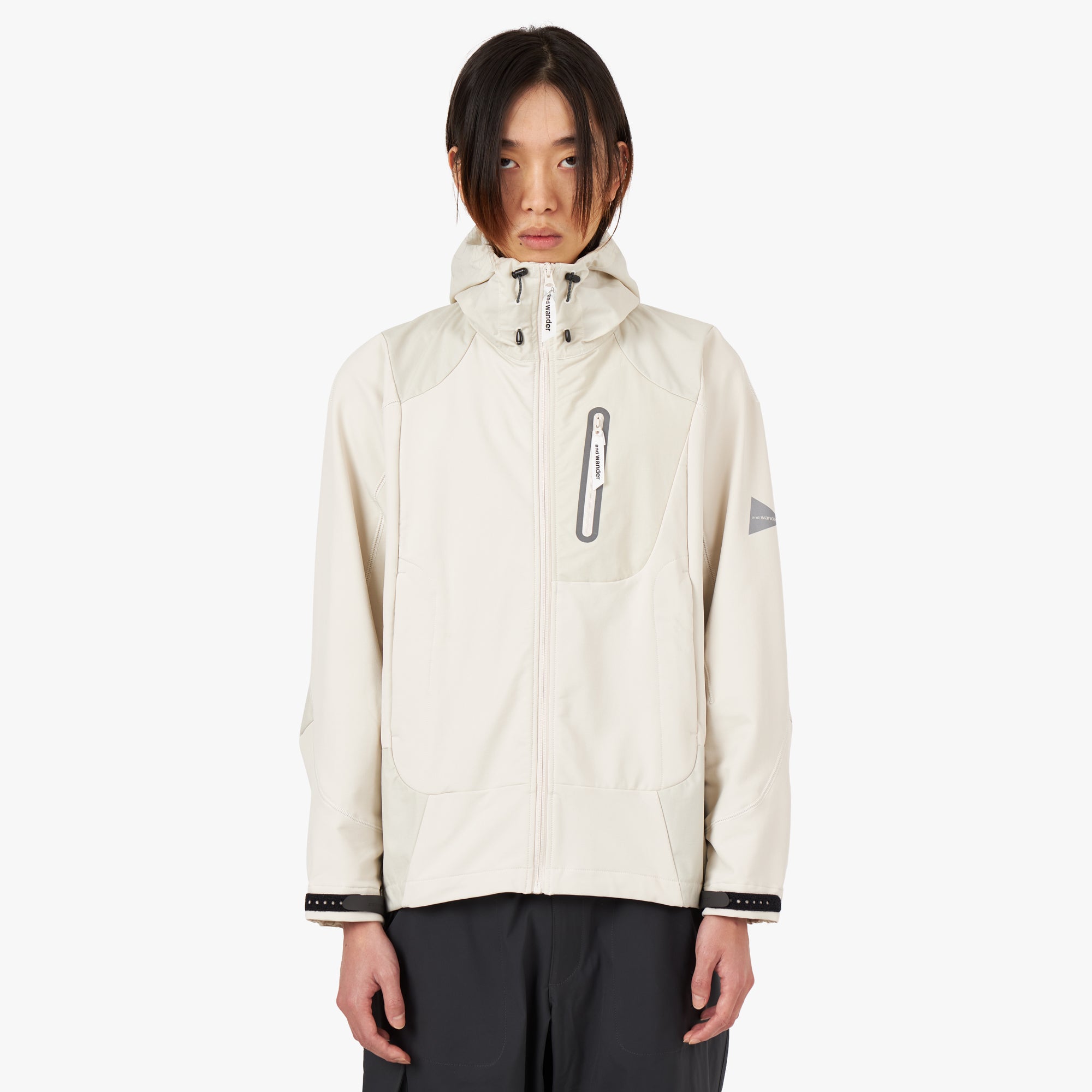 and wander Stretch Shell Jacket / Off White 1