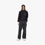 and wander Hybrid Warm Pocket Hoodie / Black 6
