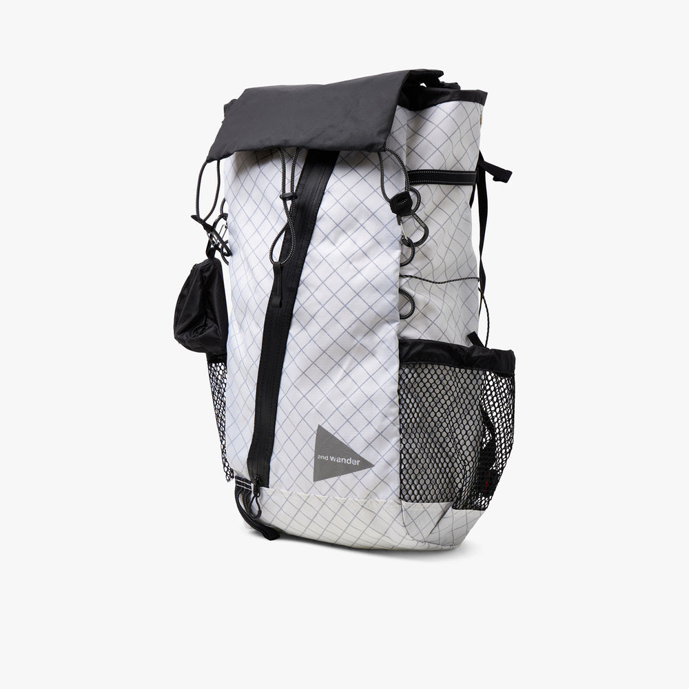 and wander Ecopak 30L Backpack Off White Livestock