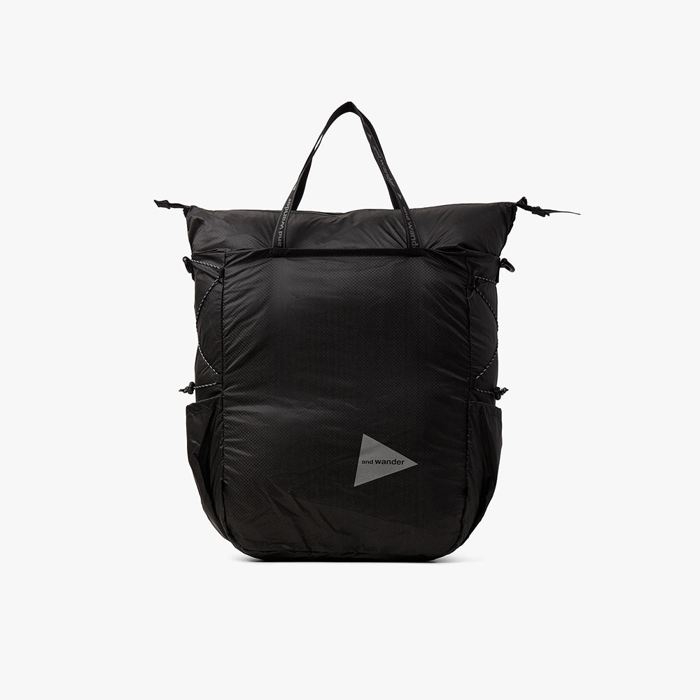 and wander Sil Tote Bag / Black 1