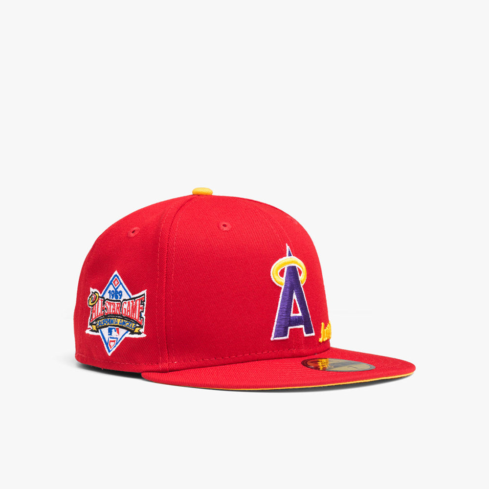 Just Don x New Era Los Angeles Angels Hat / Red 1