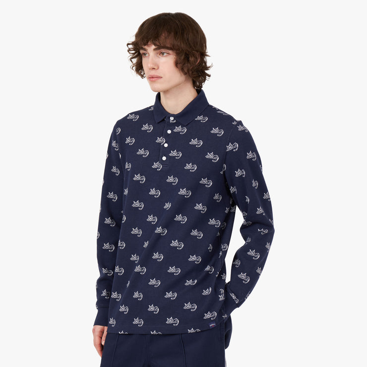Puma x Noah Jacquard Polo Shirt / Puma Navy – Livestock