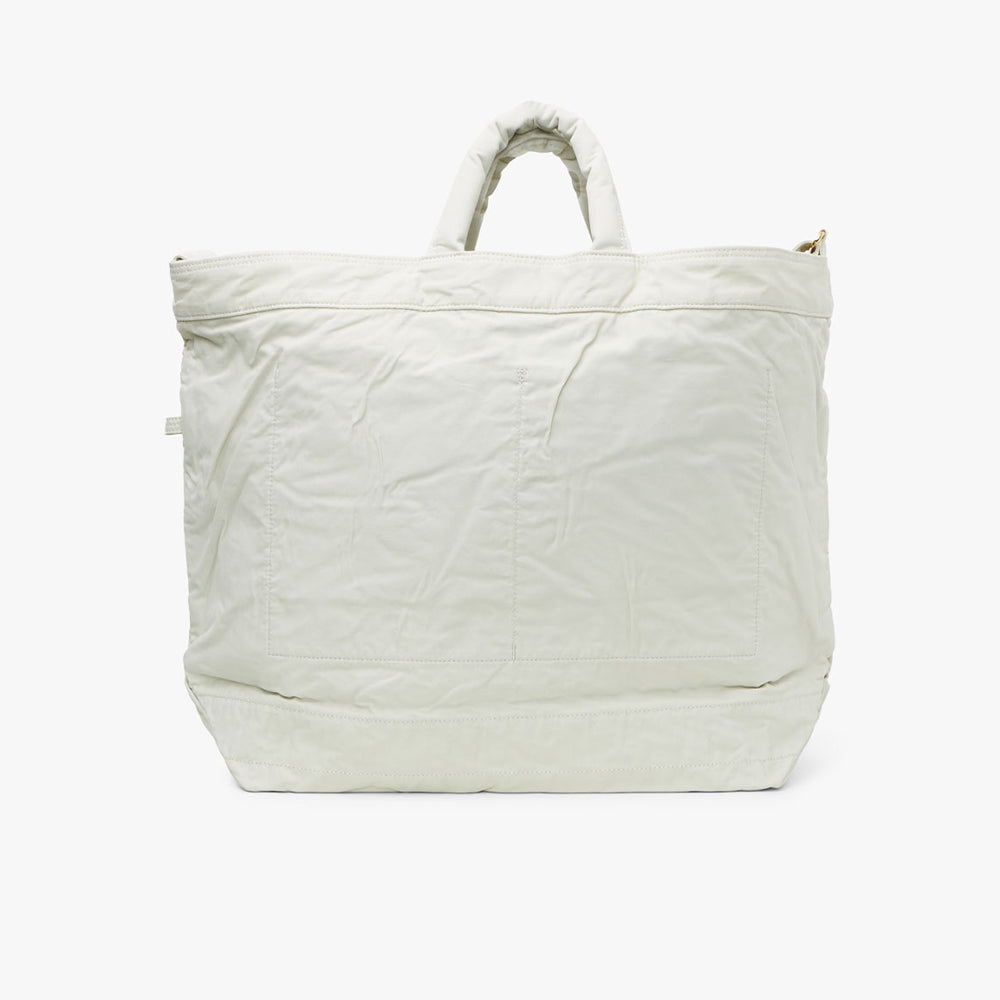 PORTER Mile 2Way Tote Bag White