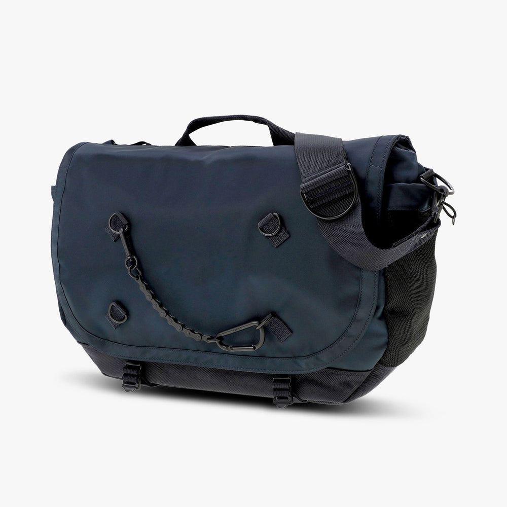 PORTER Ride Messenger Bag Navy Blue