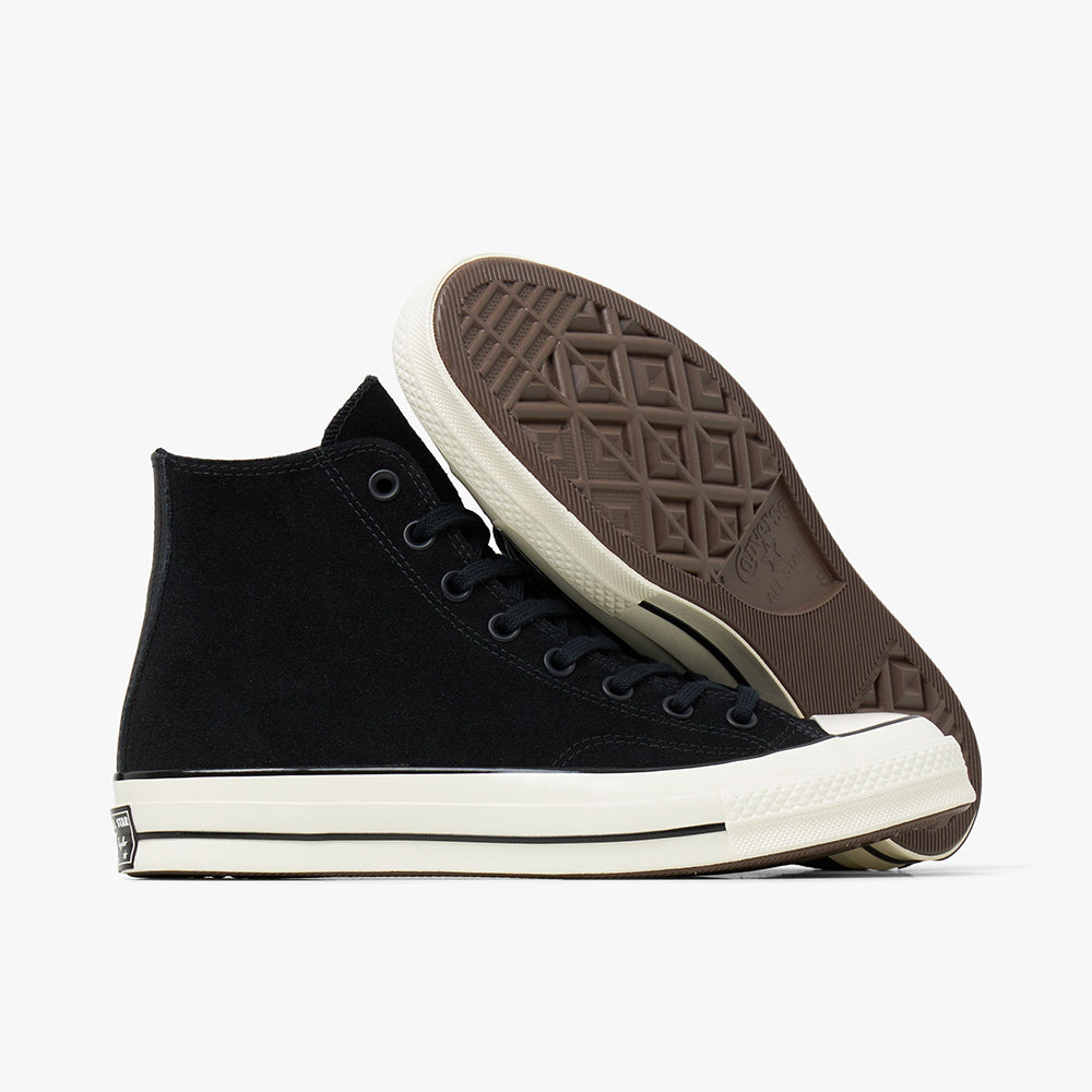 Converse Chuck 70 Hi Suede Black Egret Ancestral Blue