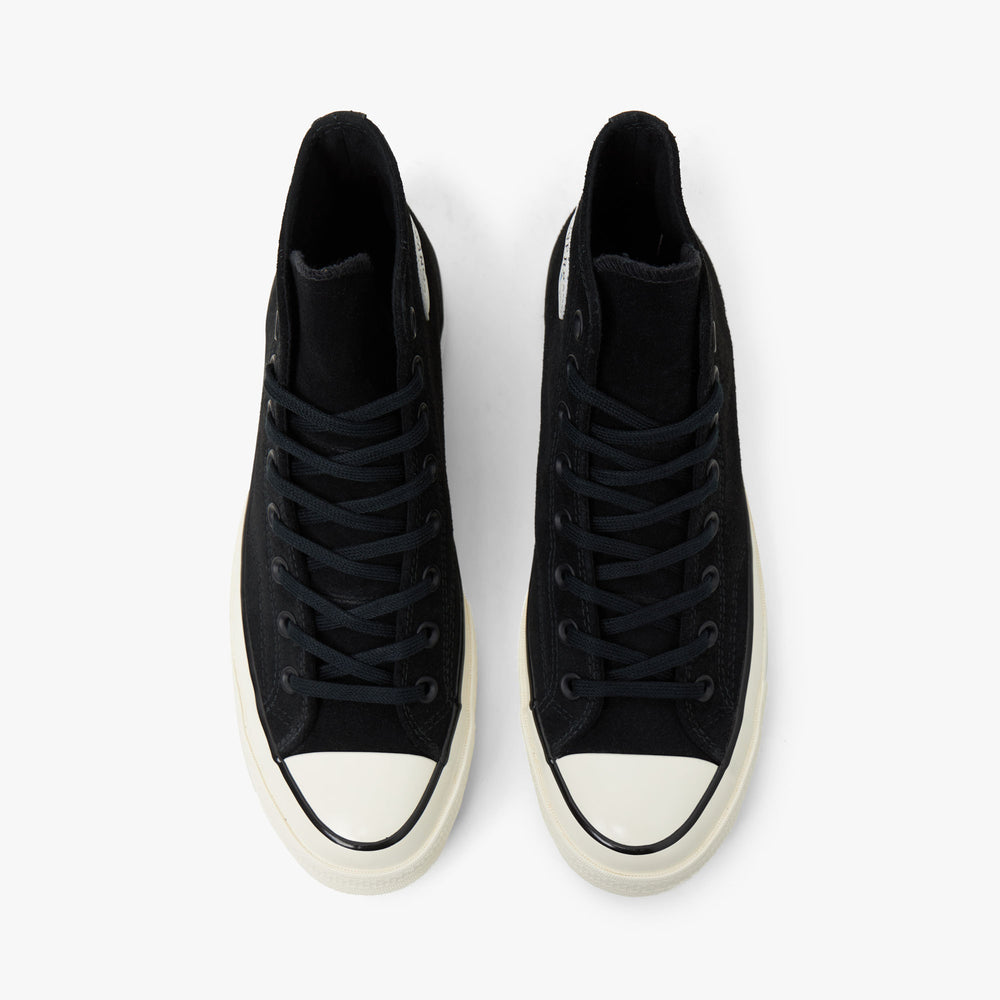 Converse Chuck 70 Hi Suede Black Egret Ancestral Blue