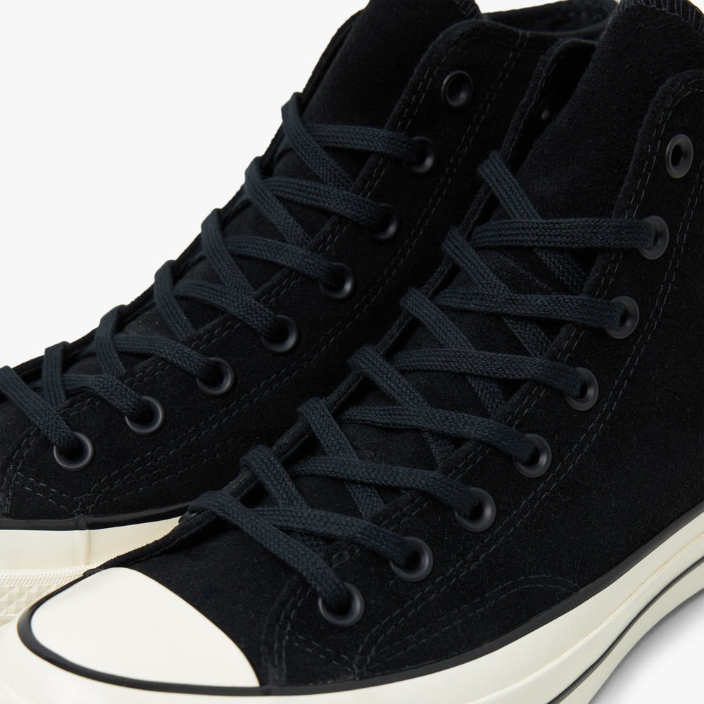 Converse Chuck 70 Hi Suede Black / Egret - Ancestral Blue