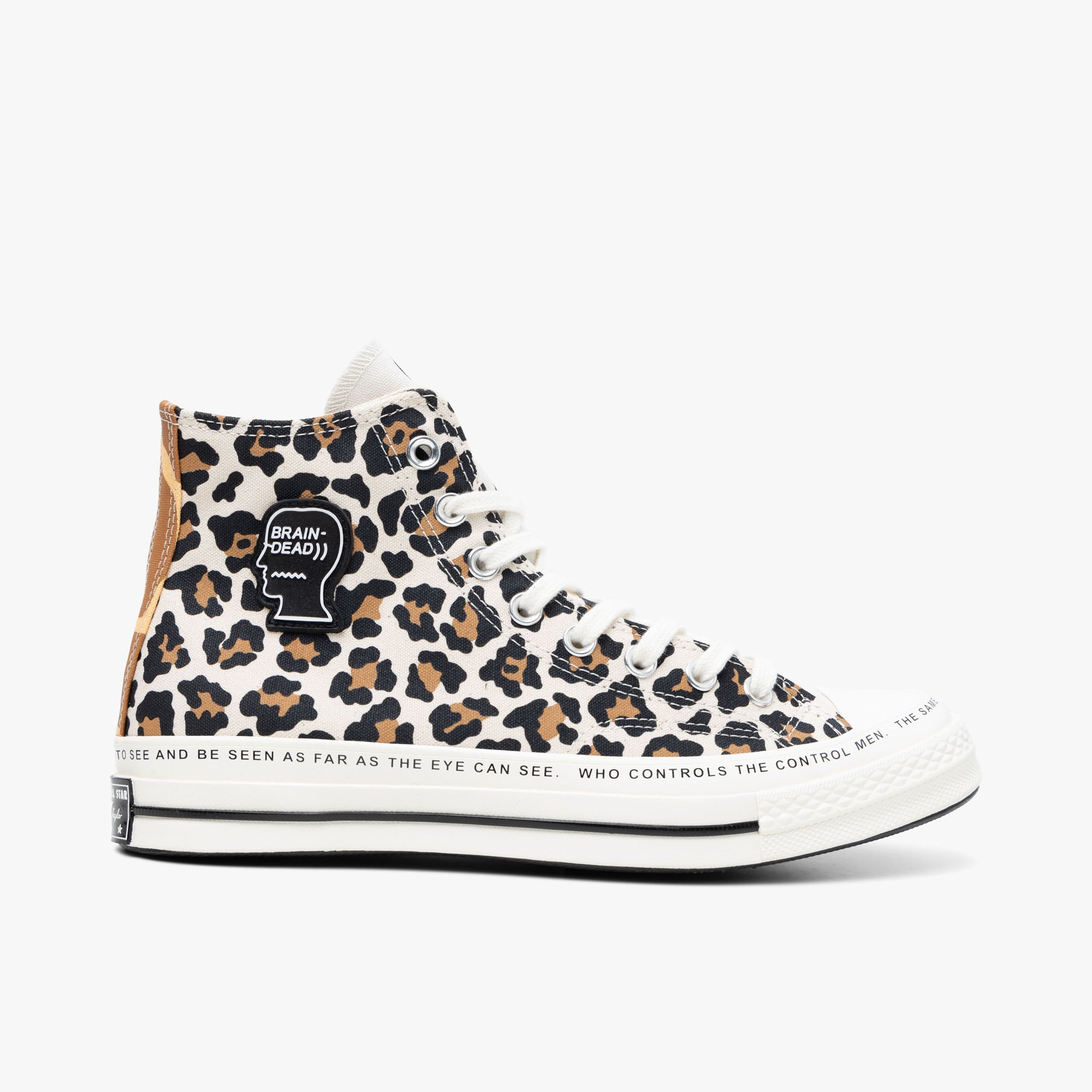 Converse x Brain Dead Chuck 70 Hi Egret Black Multi Livestock