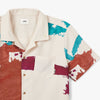 Adidem Asterisks Splatter Camp Collar Shirt Cream / Multi 3