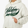 Adidem Asterisks Sounds Cursive Zip-Up Heather 4