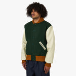Engineered Garments Varsity Jacket / Olive Melton Wool 2