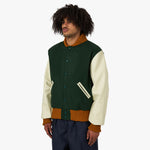 Engineered Garments Varsity Jacket / Olive Melton Wool 2