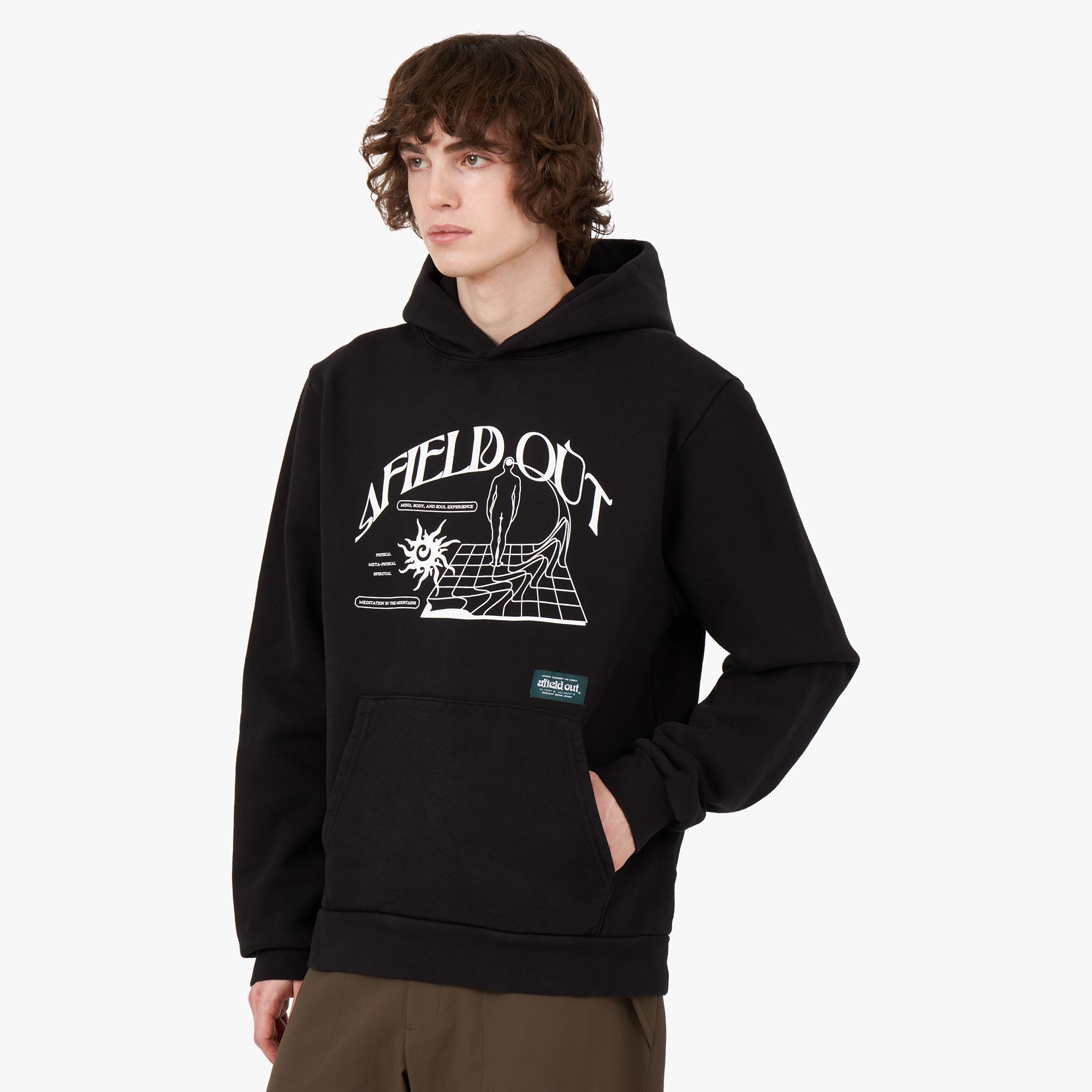 Afield Out Retreat Pullover Hoodie / Black – Livestock