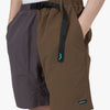 afield out Duo Tone Sierra Climbing Shorts Brown / Grey 4