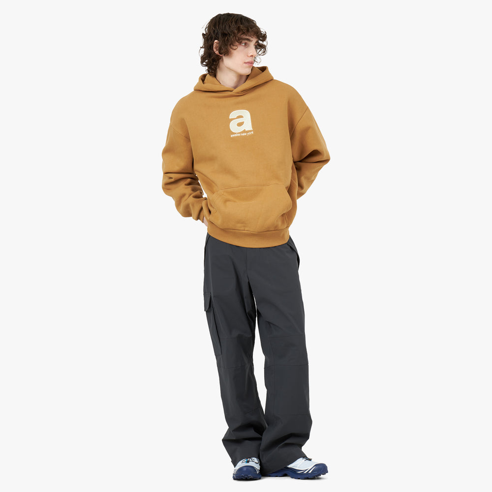 Awake NY Bold A Pullover Hoodie Beige