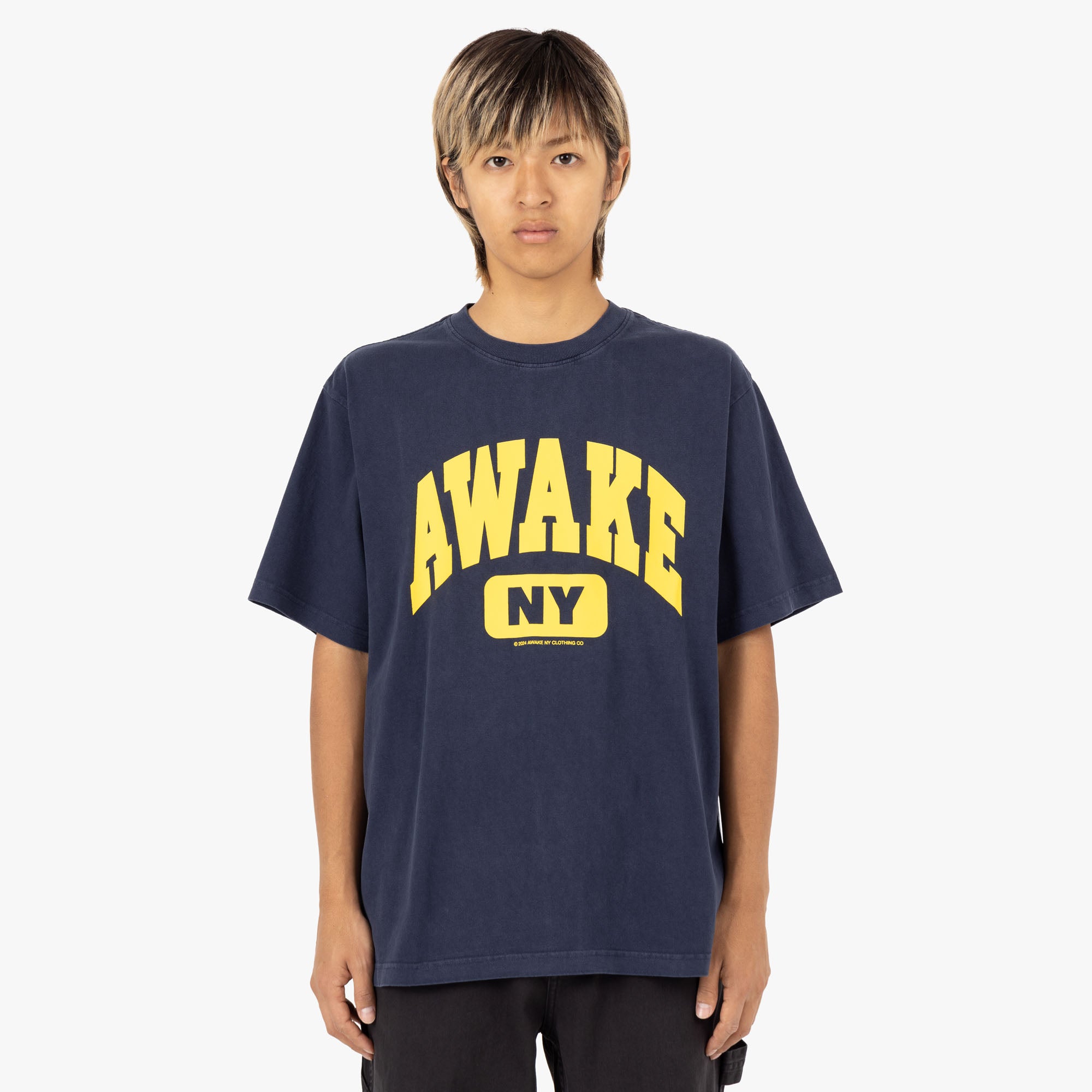 Awake NY Varsity Tee / Black 1