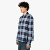 Awake NY Flannel Zip Shirt Blue 2