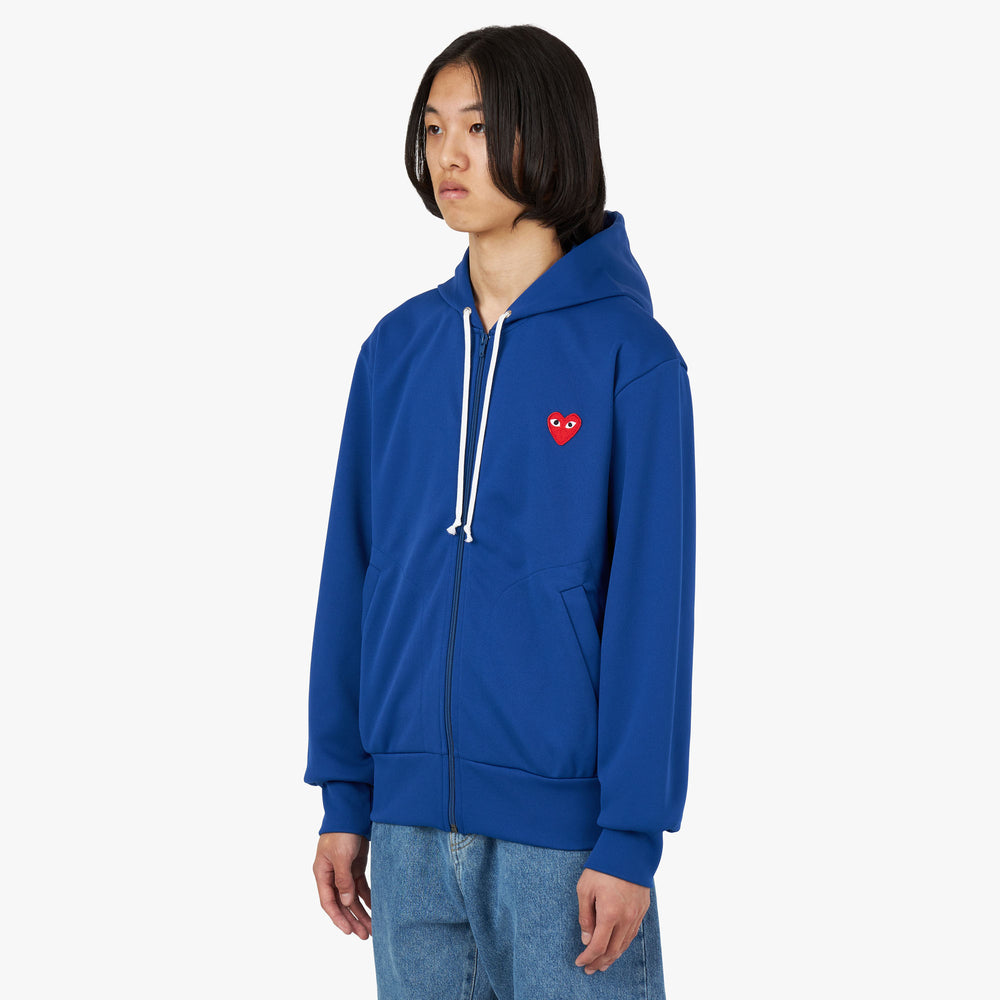 Blue comme sales des garcons hoodie