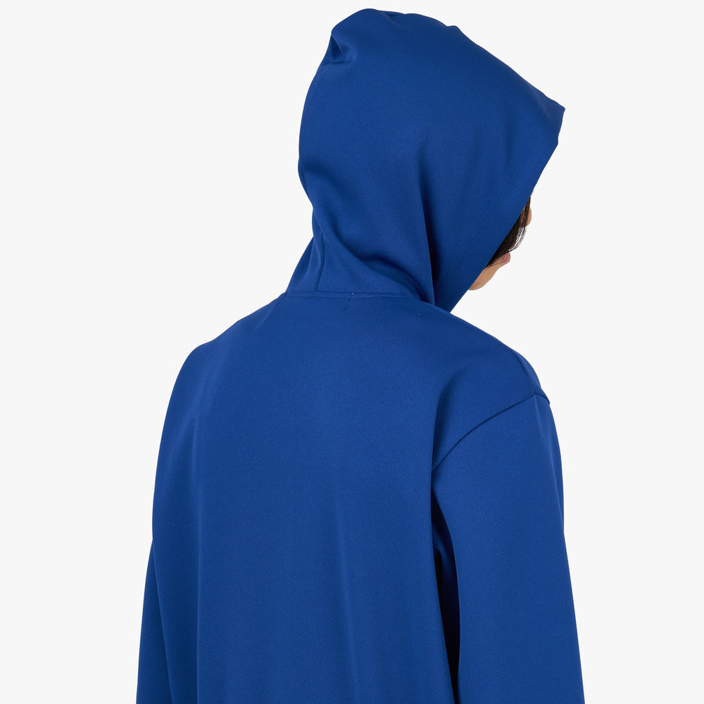 Plain blue shop zip up hoodie