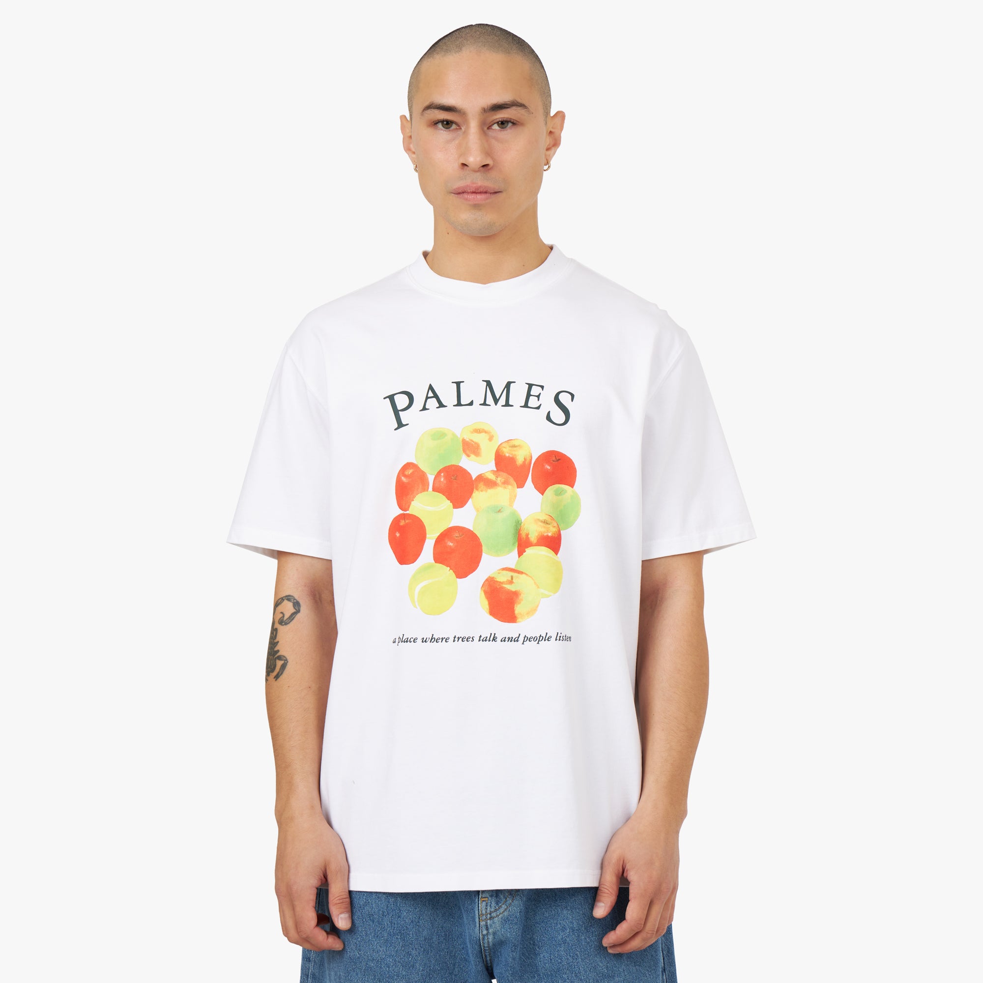 Palmes Apples T-shirt / White 1
