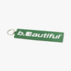 b. Eautiful Logo Keychain / Green 2