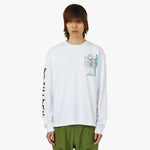 Brain Dead Equipment Primitive Fairy Long Sleeve T-shirt / White 1