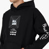 Brain Dead Electronique Pullover Hoodie / Black 4