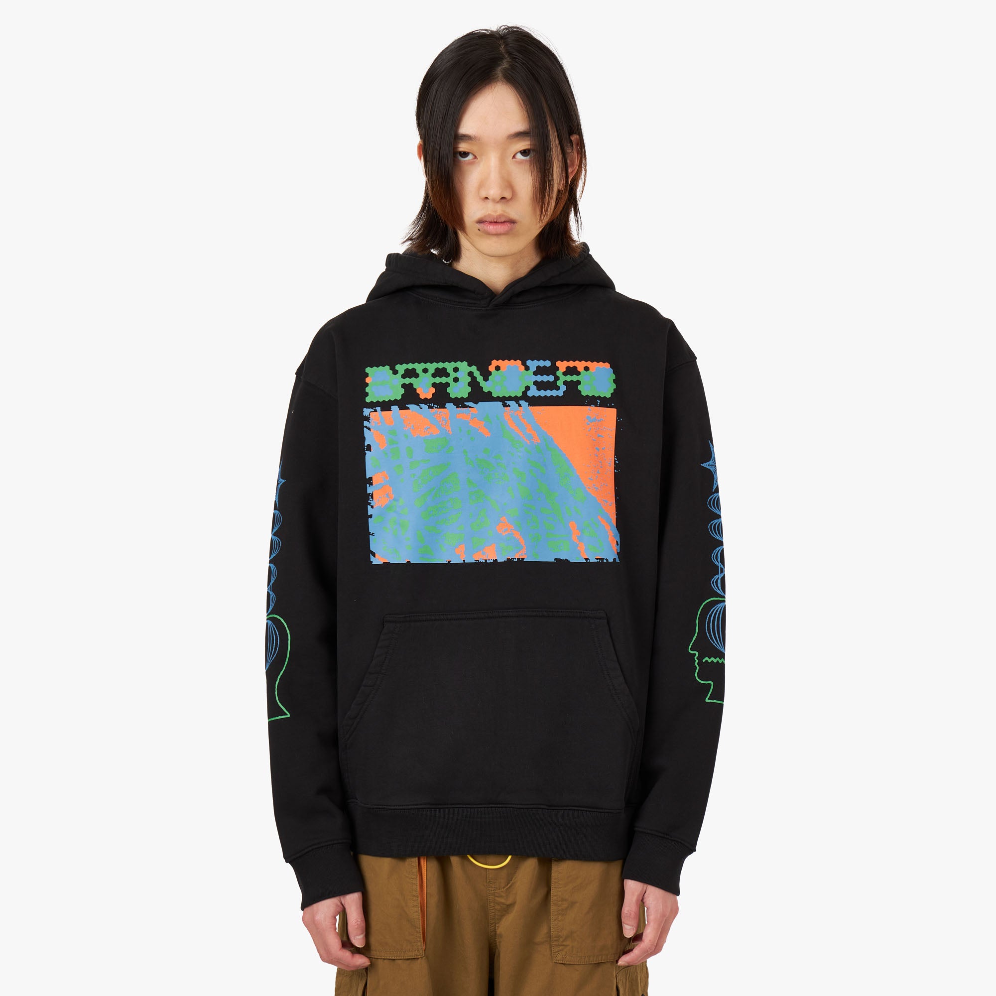 Brain Dead Videosphere Pullover Hoodie / Black 1