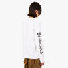 Brain Dead Conscious Control Long Sleeve T-shirt / White 3