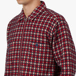 Brain Dead Check Mate Flannel Zip Shirt / Red 4