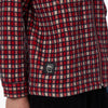 Brain Dead Check Mate Flannel Zip Shirt / Red 5