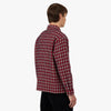 Chemise zippée en flanelle Check Mate de Brain Dead / Rouge 3