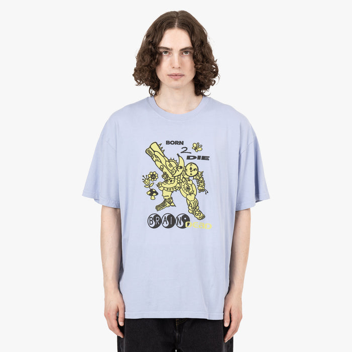 Brain Dead Born 2 Die T-shirt / Pervenche 1