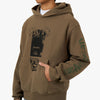 Brain Dead Future Vision Hoodie Coffee 4