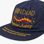 Brain Dead Last Dance 5 Panel Hat / Navy 4