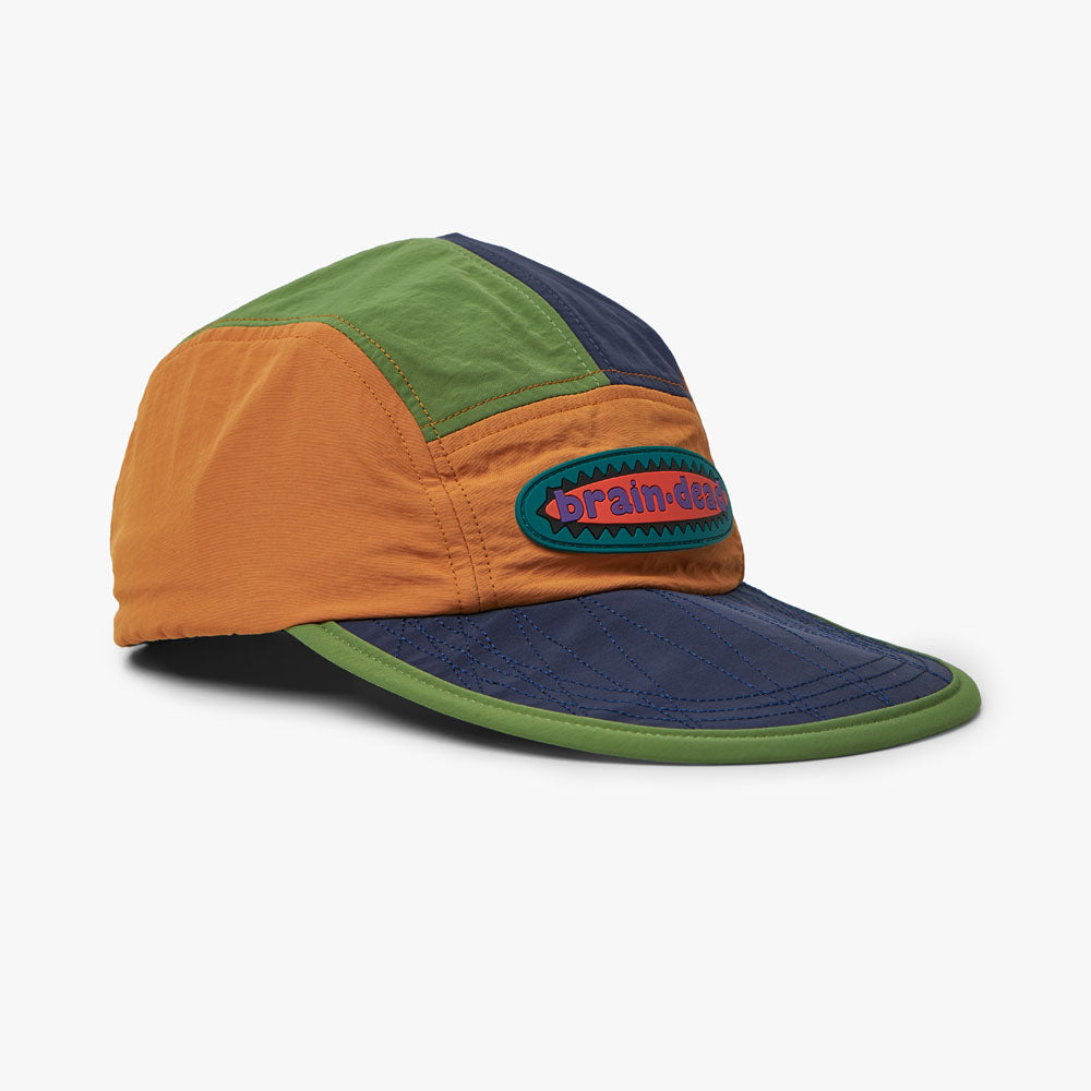 Brain Dead Adventure Nylon Duckbill Hat Navy Multi Livestock