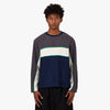 Brain Dead Boarder Long Sleeve Football Shirt Grey / Multi 1