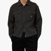Brain Dead Waffle Button Front Shirt / Charcoal 4
