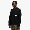 Brain Dead Waffle Button Shirt Black 2